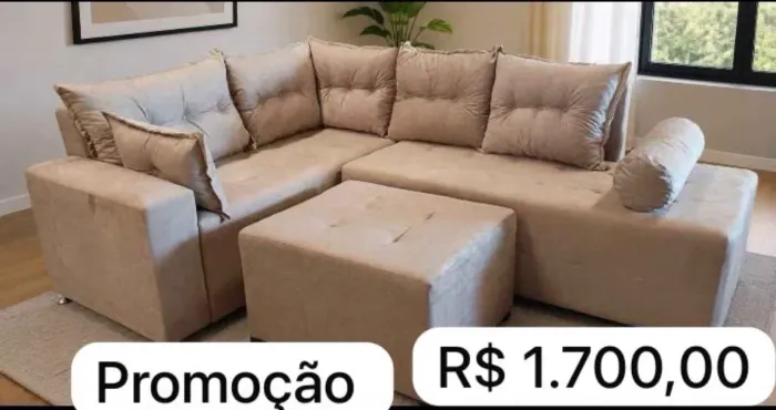 Sofá 2,43x1,80m Promoção Entrega Grátis