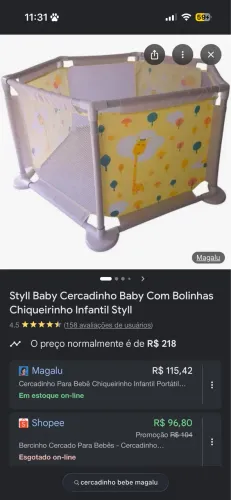 Andador/cercadinho/brinquedo bebê