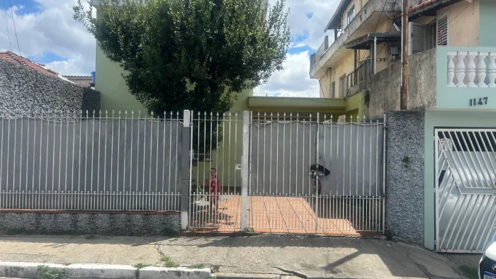 Portão de ferro 3/8 com lança, aproximadamente 7 m