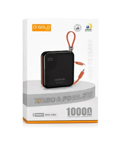 Power Bank A'gold 10000mah Turbo Pd 22.5w Bte-48a