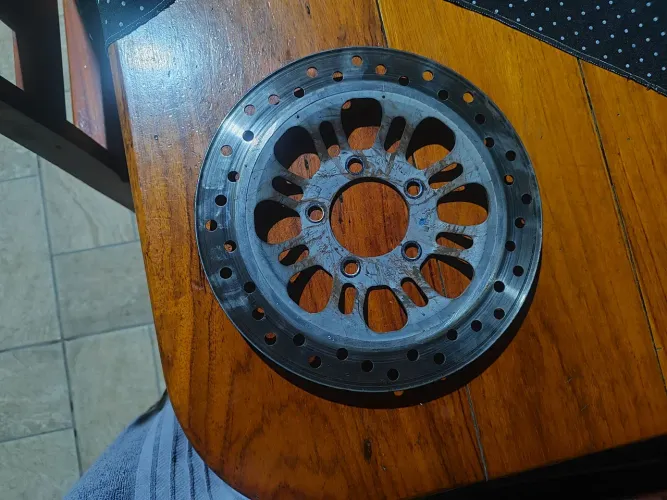 Disco de freio dianteiro original fan 160