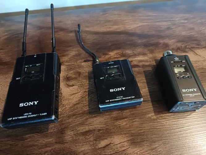Microfone  sem fio sony