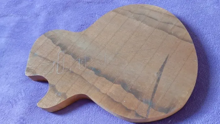 Corpo da Guitarra modelo Scandurra Cedro