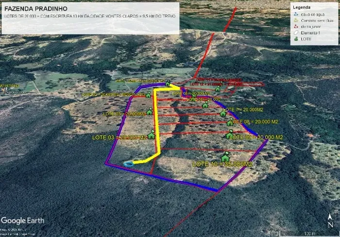 Gleba de 20.000m² a 10km de Montes Claros - Direto c/ Proprietário