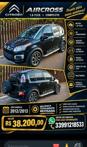 Citroen Aircross GLX 1.6 Flex 16V 5P Mec. 2013