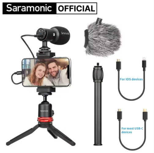 Saramonic Mic Para Produtores de Conteúdo, Lives, Reels, YouTube