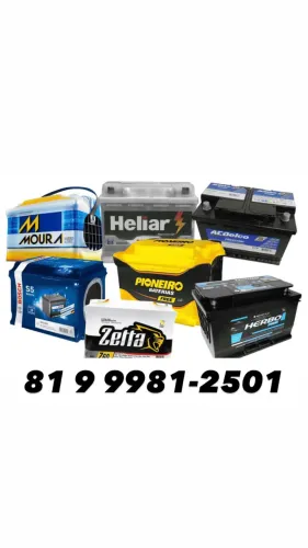 Bateria de carro temos todas as marcas - menor preço do mercado 
