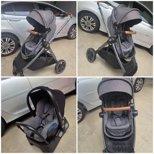 Carrinho de bebê 3 em 1 (Maxi Cosi)