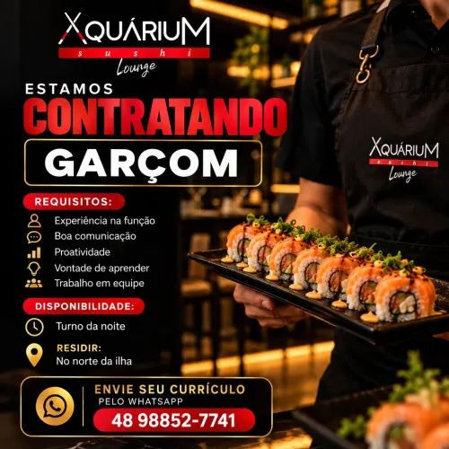 Vaga para Garçon