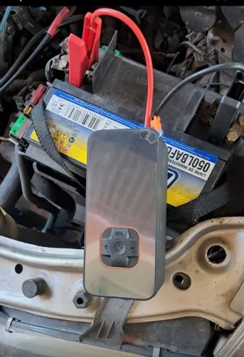auxiliar de partida compressor de ar portátil recarregável para bateria de carro moto novo