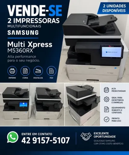 Vende-se impressora profissional Samsung