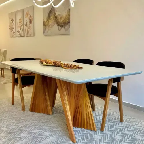 Mesa de jantar de 4 cadeiras 1.80x90