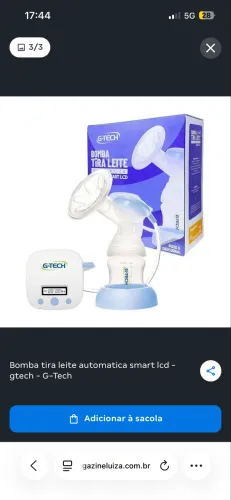 Bomba elétrica Gtech