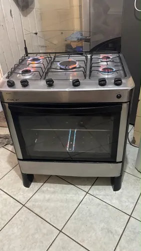 Fogão Esmaltec inox 