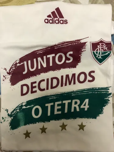 Camiseta Adidas Fluminense edição comemorativa tetra campeonato brasileiro 2012