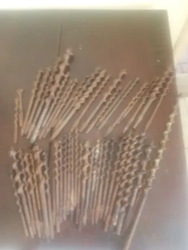 50 brocas para furar madeira antiga