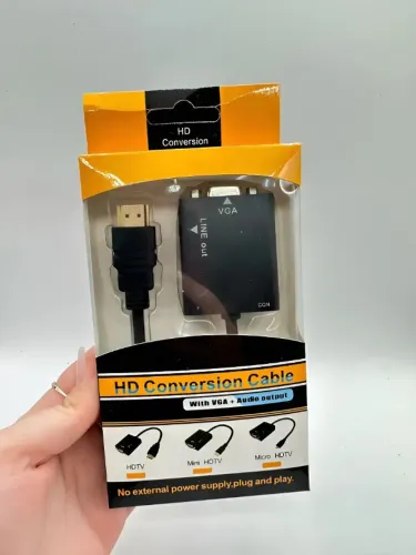 Conversor HDMI x VGA - Entrega Grátis