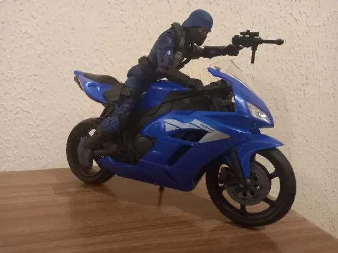 Motocicleta / Moto 22cm - Compatível com G.I. Joe Classified e Marvel Legends 1/12