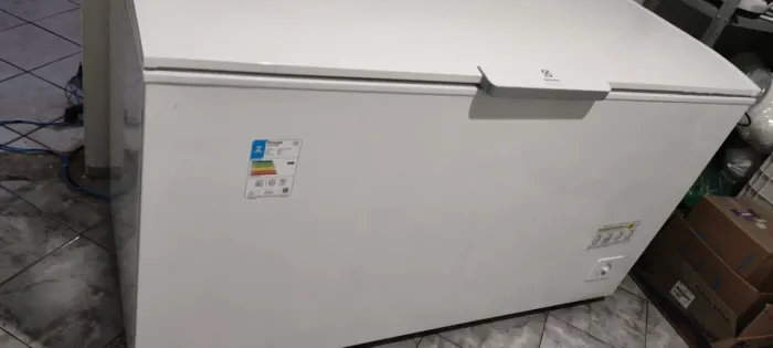 Freezer eletrolux 513L está na garantia de 8 meses pelo fabricante 