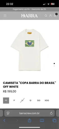 Camisa Copa Barra do Brasil