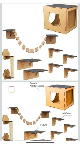 Playground para gatos 