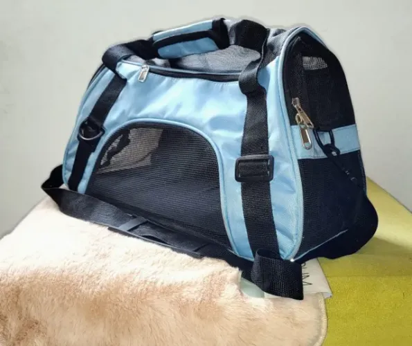 Caixa bolsa transporte gato Pet cachorro flexível 