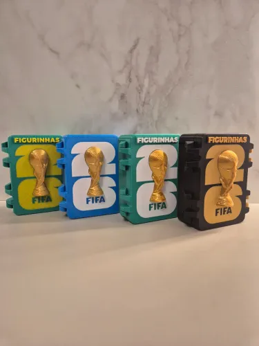 Caixa Porta Figurinhas da Copa