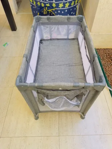 Berço portátil Safety cinza