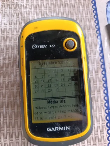 GPS eTrex 10 na caixa