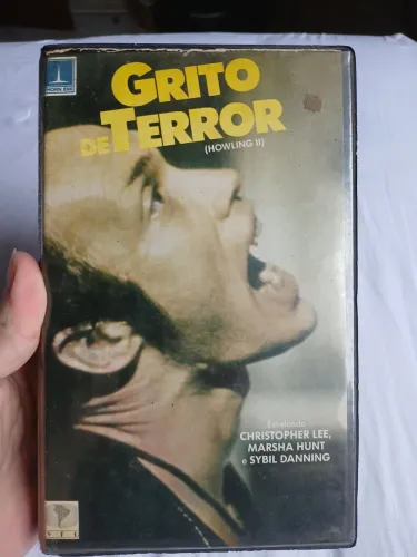 Vhs original grito de terror horror 2 christopher lee