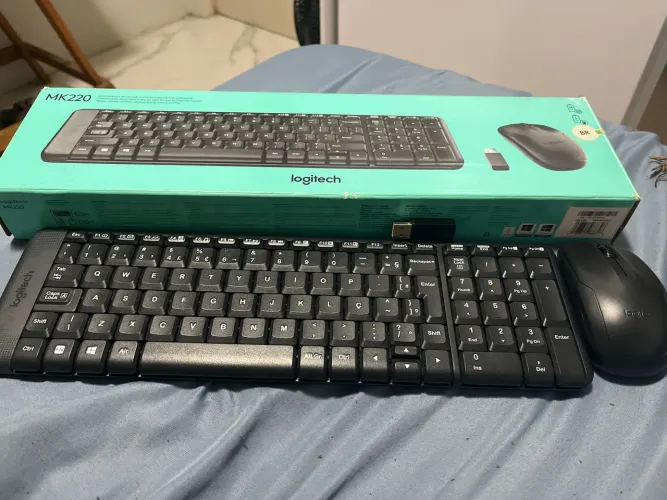 Mouse e teclado MK220 da logitech