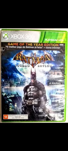 Jogo de videogame Batman Arkham Asylum para Microsoft Xbox 360 original 