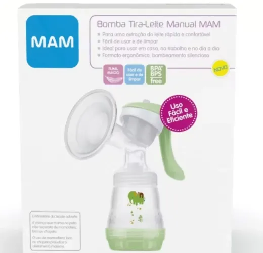 Bomba Extratora Manual de LEITE Materno Mam