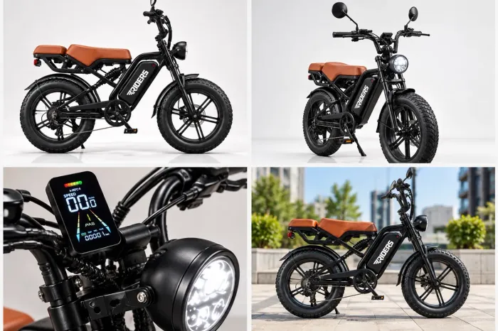 Bicicleta elétrica 750w 60km de autonomia Carregamento rápido