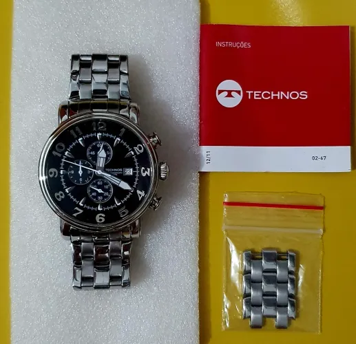 RELÓGIO TECHNOS GRANTECH IMPECÁVEL
