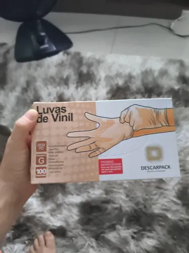 Luvas vinil