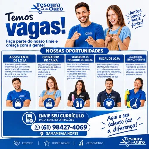VAGAS DE EMPREGO