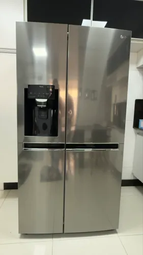 Geladeira LG Side by Side 601L Inox - ThinQ - Dispenser de Água e Gelo