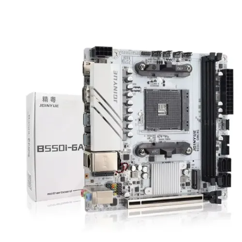 Placa Mãe Mini-ITX Jginyue B550 AM4 PCI-E 4.0 Gamer