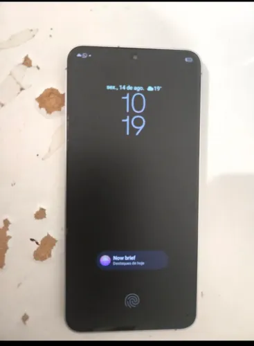 Samsung S25 FE, com dois meses de uso.