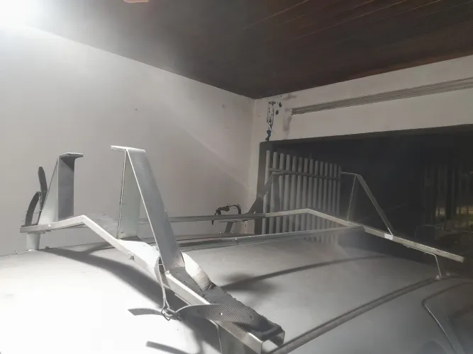 Rack para escada teto de carro 