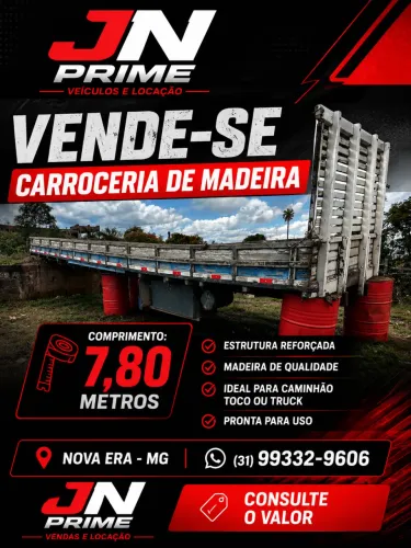 Carroceria de madeira