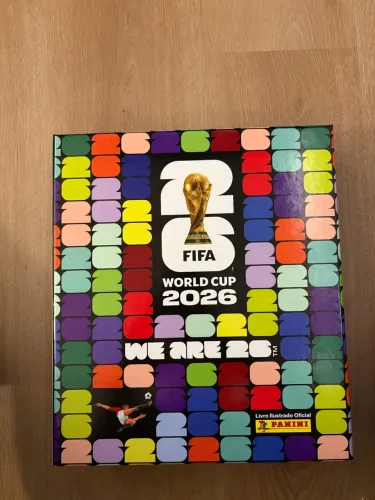 Caixa Álbum Panini Copa do Mundo 2026 Original