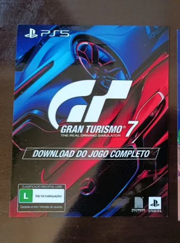 Jogo PS5 mídia digital Gran Turismo 7