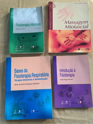 Livros de Fisioterapia (kit com 4)