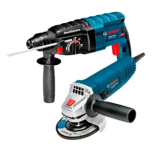 Kit Combo Serralheiro Martelete+esmerilhadeira Bosch 220v Nf
