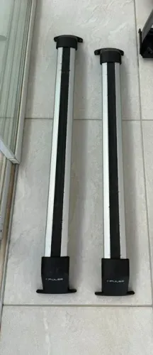 Travessa Rack Teto Bagageiro Do Pulse Fixação Original (O Par)