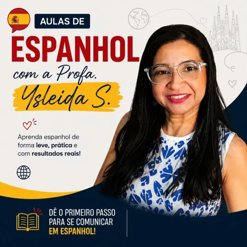 Aulas de espanhol particulares ou em grupo.<br>Aula de Espanhol Particular