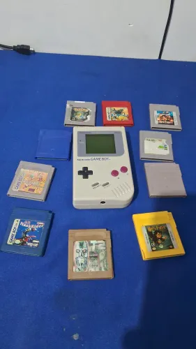 Game boy clássico + jogos 