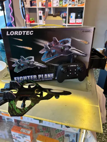 Drone Avião Fighter RC Lordtec 2.4G Recarregável